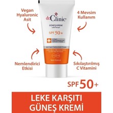 Dr. Clinic Güneş Koruyucu Krem Leke Karşıtı Spf 50 (50 Ml)