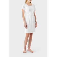 Emporio Armani Logolu Belden Bağlamalı Elbise Bayan Elbise 262728 3R314 00010