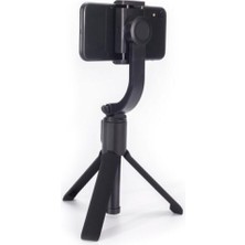 Selfie Stick Polosmart PSM55 Zoom Professional Tek Motorlu Video Gimbal Siyah