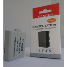 Sanger Canon Lp-E5 Batarya, Pil