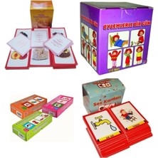 Yuka Kids Eğitim Kartları , Eylemlerle Bir Gün , Konuşma Kartları ve Ses Kartları - Toplam 6 Set