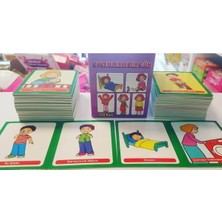 Yuka Kids Eğitim Kartları , Eylemlerle Bir Gün , Konuşma Kartları ve Ses Kartları - Toplam 6 Set