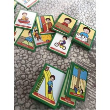 Yuka Kids Eğitim Kartları , Eylemlerle Bir Gün , Konuşma Kartları ve Ses Kartları - Toplam 6 Set