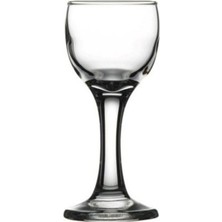 Paşabahçe 44134 Bistro Likör Bardağı 12 Parçalı Şeffaf Cam Desensiz 60 cc