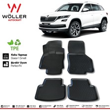 Wöller Skoda Kodiaq Paspas 2017 Sonrası 3D Havuzlu Wöller Paspas