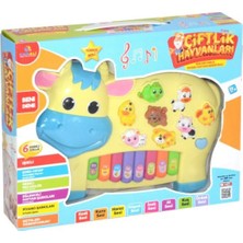 Can Ali Toys CNL-2222 Canali Işıklı Müzikli Inek Piyano