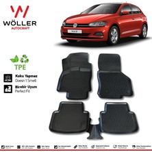 Wöller Volkswagen Polo Paspas 2017 2020 Arası 3D Havuzlu Wöller Paspas