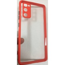 İksir Samsung S20FE Kenarları Renkli Silikon Lüx Kılıf