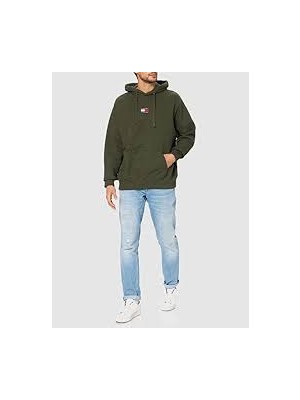 Calvin Klein Tommy Hilfiger Erkek Tjm Tommy Badge  Sweatshirt