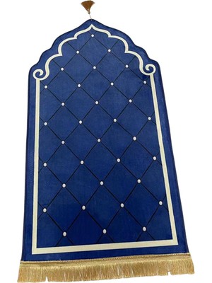 Eakren Seyahat Dua Halı Koleksiyon Eid Yumuşak Halı Mevcut Mavi 60CMX110CM (Yurt Dışından)