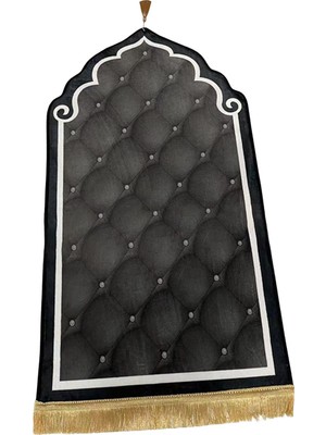 Eakren Seyahat Dua Halı Koleksiyon Eid Yumuşak Halı Mevcut Siyah 80CMX120CM (Yurt Dışından)