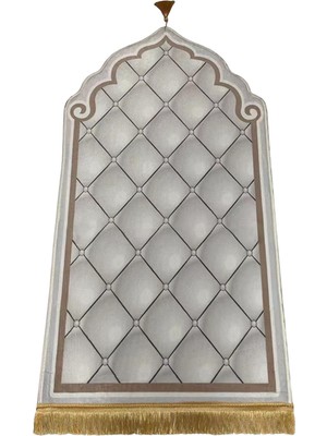 Eakren Seyahat Dua Halı Koleksiyon Eid Yumuşak Halı Mevcut Beyaz 60CMX110CM (Yurt Dışından)