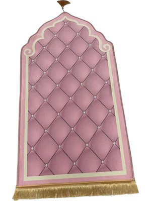 Eakren Seyahat Dua Halı Koleksiyon Eid Yumuşak Halı Mevcut Pembe 80CMX120CM (Yurt Dışından)