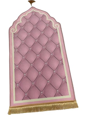 Eakren Seyahat Dua Halı Koleksiyon Eid Yumuşak Halı Mevcut Pembe 80CMX120CM (Yurt Dışından)