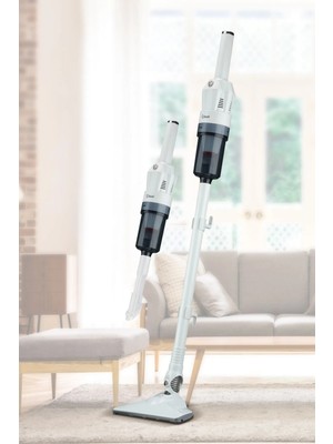 Kiwi KVC-4108 Dikey Elektrikli Süpürge Beyaz 0,5 L Toz Haznesi HEPA Filtre ile Güçlü Temizlik