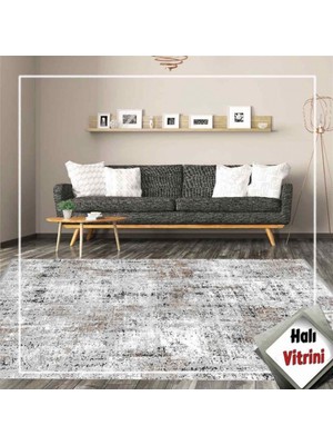 İpek Halı Ipek Yolluk Halısı Modern 80X300 Roxanne 17110 Gri