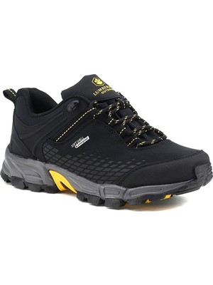 Lumberjack Flake Siyah Sarı Su Geçirmez Outdoor Erkek Spor Ayakkabı