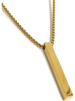 Pier Gümüş Çelik Erkek Kolye