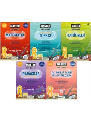 Okyanus Yayınları 8. Sınıf LGS Master Tüm Dersler Soru Bankası Seti 2023 Ciltsiz