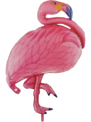 Kidspartim Flamingo Temalı Folyo Balon Pembe