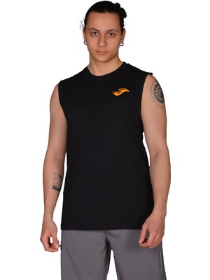 Joma Sprint - Haki Pamuklu Kolsuz Erkek T-Shirt - 4231114