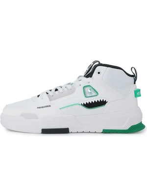 Erke Bt1 Erkek Boğazlı Spor Ayakkabı Beyaz-Siyah 11123101034-003 44 - Beyaz-Siyah