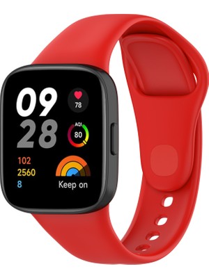 Kny Xiaomi Redmi Watch 3 Için Klasik Model Renkli Silikon Kayış-Kordon