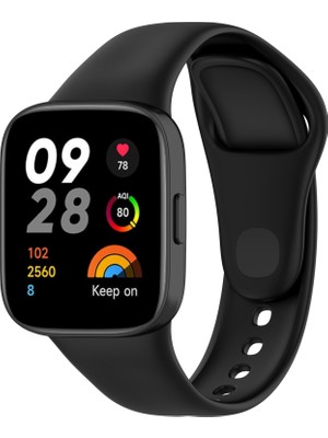 Kny Xiaomi Redmi Watch 3 Için Klasik Model Renkli Silikon Kayış-Kordon