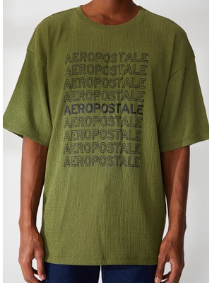 Aeropostale T-Shirt, S, Haki