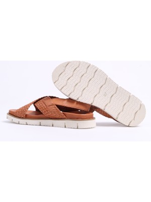 Hush Puppies Deri Taba Kadın Sandalet 1107