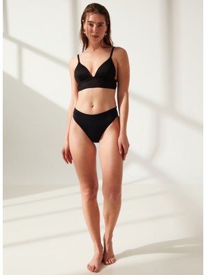 Fabrika Siyah Kadın Bikini Alt 23-YEBRA