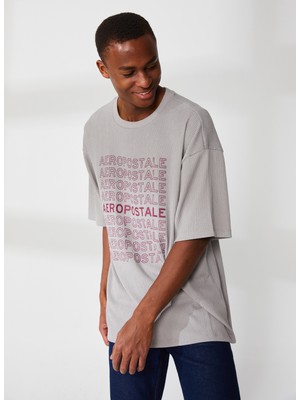 Aeropostale T-Shirt, L, Gri