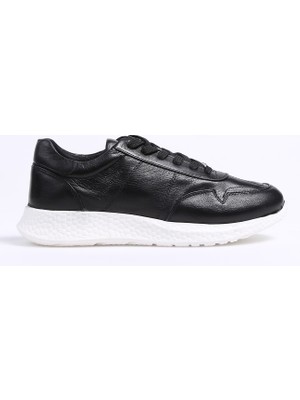 Hammer Jack Siyah - Beyaz Erkek Sneaker Baley M Ayakkabı