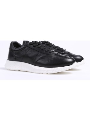 Hammer Jack Siyah - Beyaz Erkek Sneaker Baley M Ayakkabı