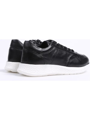 Hammer Jack Siyah - Beyaz Erkek Sneaker Baley M Ayakkabı