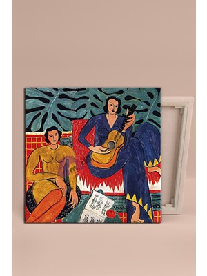 Morfil Sanat Atölyesi Henri Matisse La Musique 1939 Kanvas Tablo