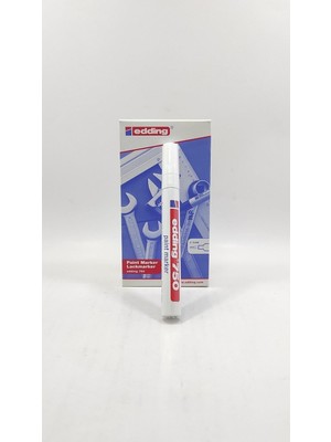 Edding 750 Beyaz Paint Markör 1 Adet Yuvarlak Uçlu Kalem Sanatsal Kullanım İçin