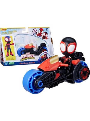 Hasbro Örümcek Adam Spidey ve Inanılmaz Arkadaşları Motosiklet Miles Morales