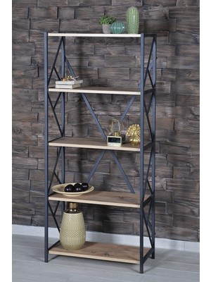 Mavera Home Kitaplık 5 Raflı