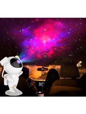 EC Shop Astroboy Lighting Yıldız Projektör Astronot Işıklı Galaksi Samanyolu Projeksiyon Gece Lambası