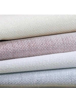 Etuval Linen Etamin Punch Ve Pano Kumaşı Krem 100 x 80