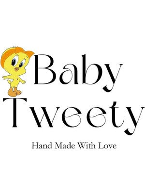 Baby Tweety 3'lü El Yapımı Ribana Kız Bebek Bandana