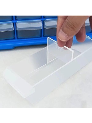 Super-Bag Mono Blok Çekmece Seti 26'li Hobby Organizer Seti Monoblok Çekmece Vida Dübel Kutusu Takı Kutusu