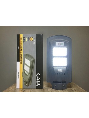 Cata CT-4691 60W Solar Sokak Bahçe Lambası Solar Armatür (MIN-40W - MAX-60W)