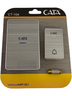 Cata Uzaktan Kumandalı Zil CT-104 LED Işıklı