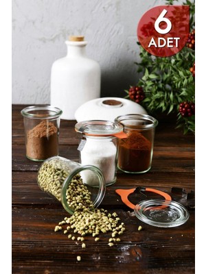 Weck 160 ml Cam Saklama Kavanoz Seti (6 Adet)