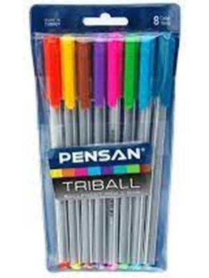 Pensan Triball Tükenmez Kalem 8 Renk