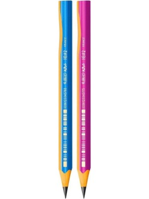 Bic Kids Evolution Üçgen Jumbo Kurşun Kalem Mavi -Pembe