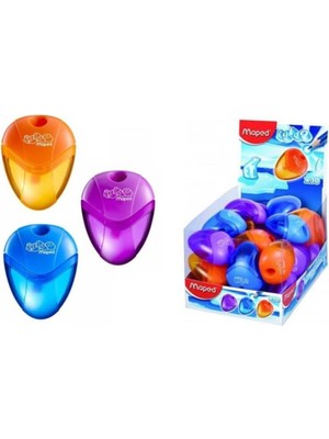 Maped 534754 Öğrenci Kalemtraş Igloo Plastik Tekli Hazneli (30 Lu Kutu)