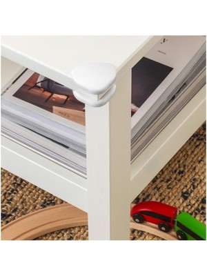 IKEA Undvıka Köşe Koruyucu, Beyaz, Çocuk Güvenlik, 8 Adet
